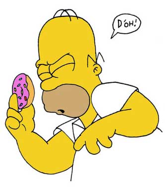 Homer Simpson Error - DOH!